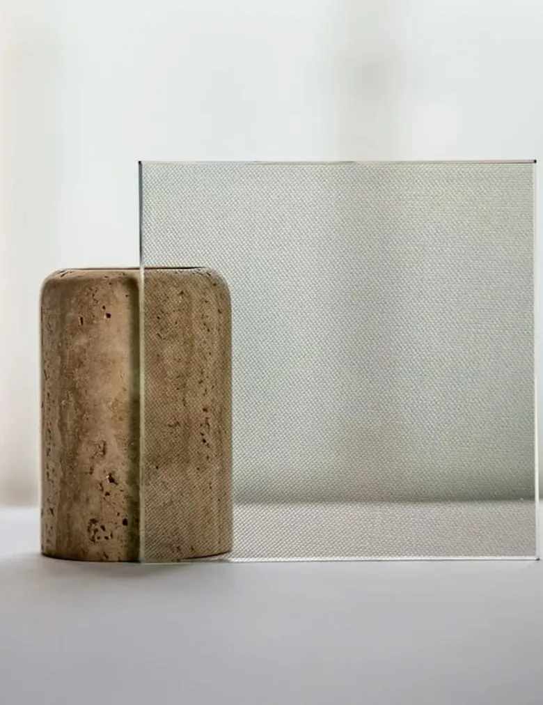 Gewebeglas – warmgrau